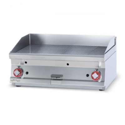  Πλατώ αερίου διπλό ραβδωτό Superchrom  FTRT-78GS 